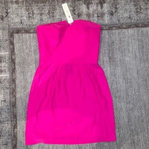 Amanda Uprichard cocktail magenta dress